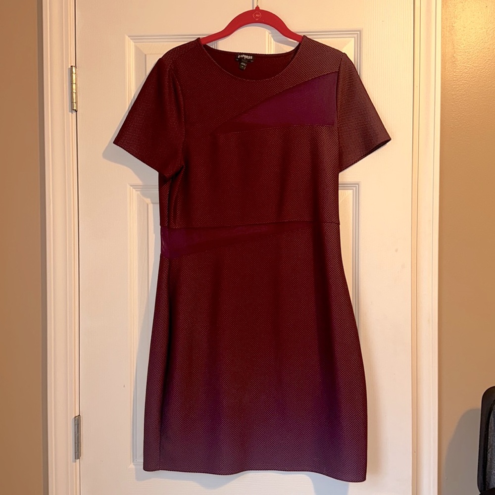 Maroon express dress